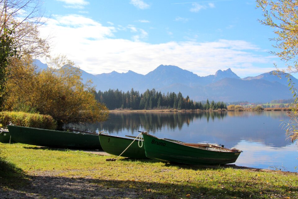 Panorama mountains water