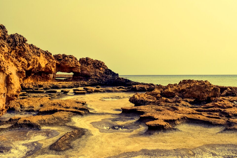 Nature sea landscape