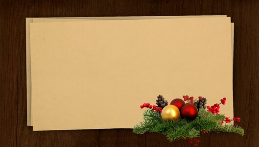Postcard wood needles