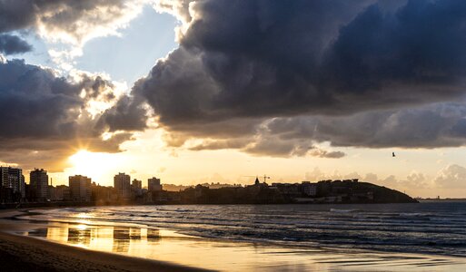 Panoramic sky gijón photo