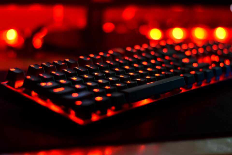 Peripheral illuminated gaming