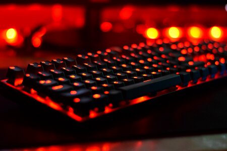Peripheral illuminated gaming
