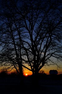 Sunset nature evening sky photo