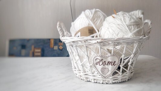 White needlework house