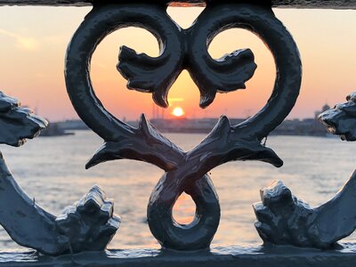 Sunset romance sky