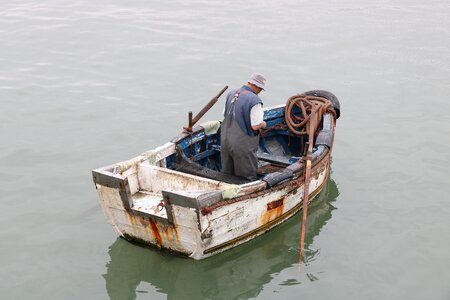 Fishing boat fisherman