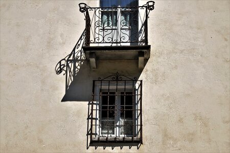 Building old façades photo