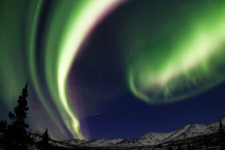 Night landscape nature photo