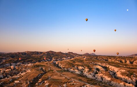 Tourism nature balloon