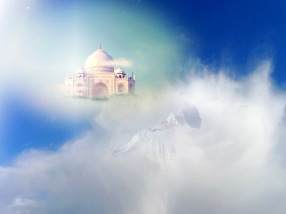 Woman dream fairytale