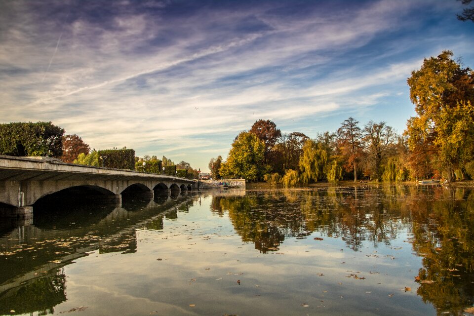 Landscape romantic mirroring