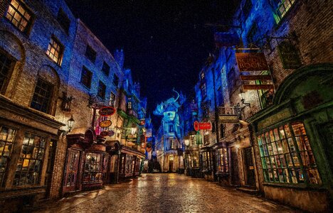 Attraction destination structure