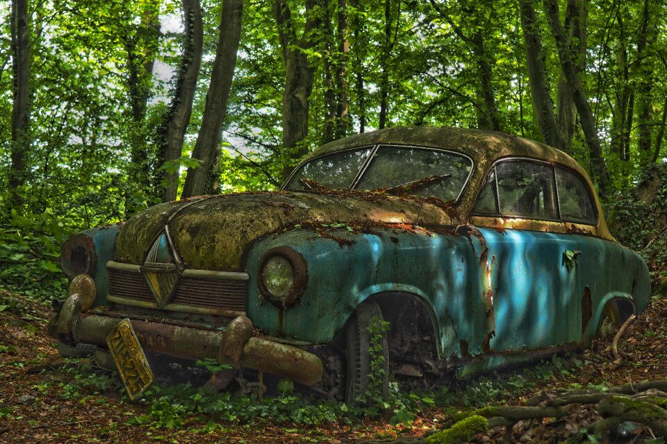 Old rust stainless karre
