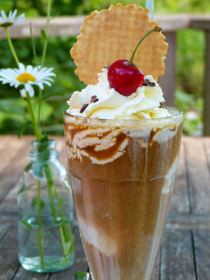Ice cream ice coffee