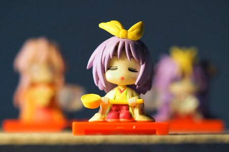 Girl toy figurine photo