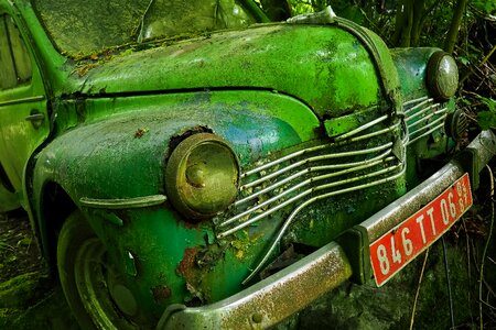 Old rust stainless karre