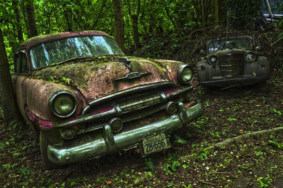 Old rust stainless karre