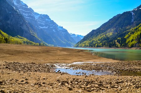 Glärnisch reservoir bergsee