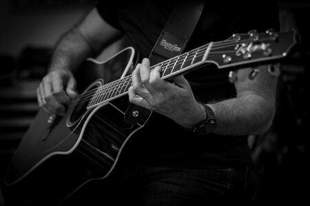 Guitar grip acoustics stringed instrument photo