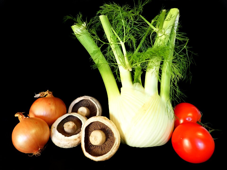 Onions tomatoes cooking