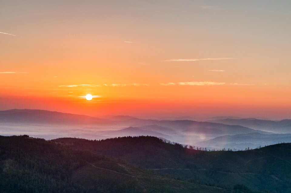 The sun east nature