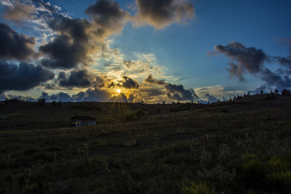 Nature sunrise sunset