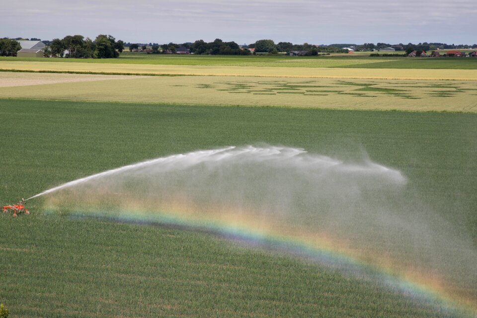 Landscape coast spraying