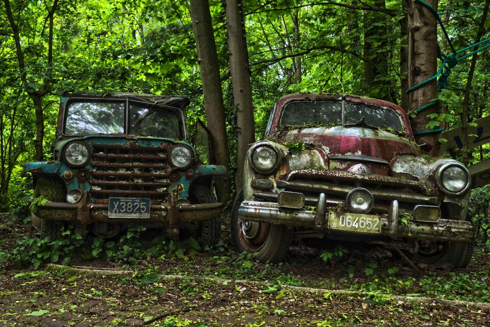Old rust stainless karre