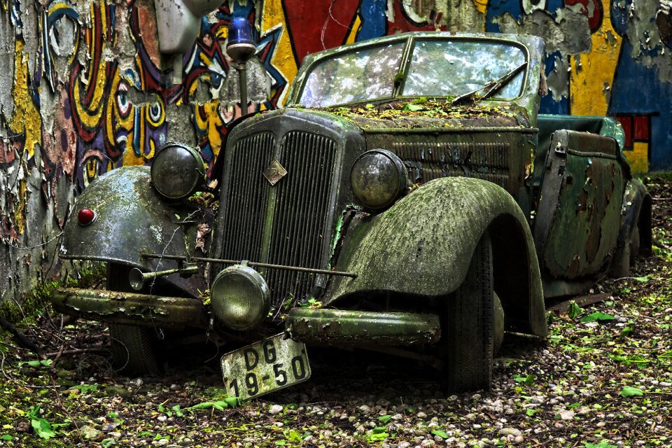 Old rust stainless karre