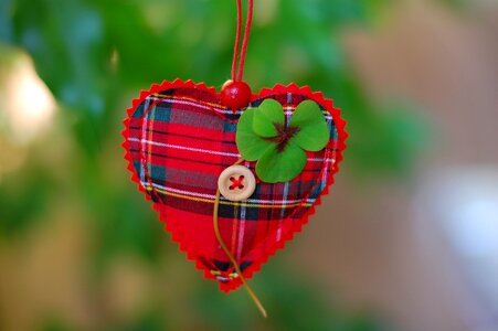 Green heart ornamentation