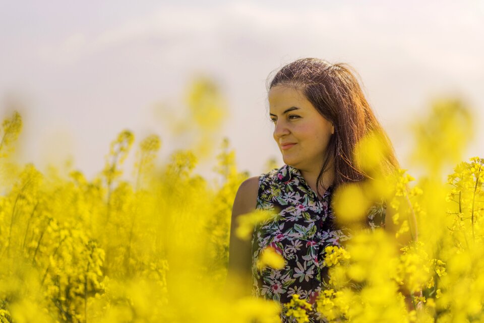 Summer flower outdoors