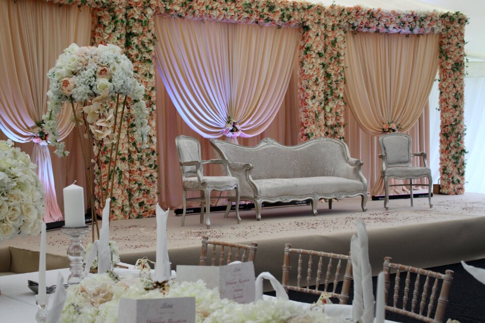 Decor bridal brown wedding