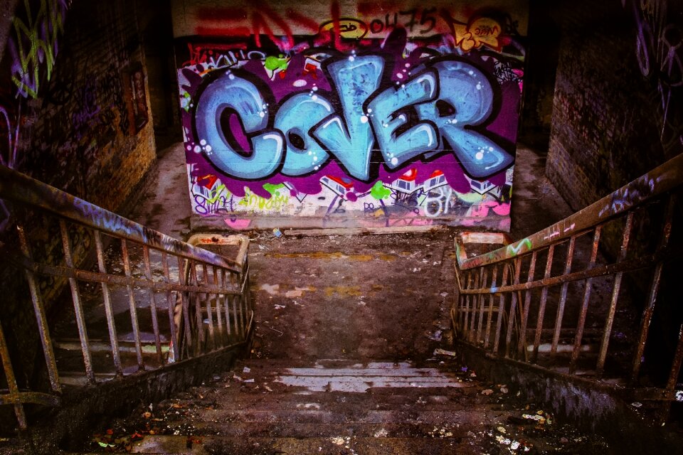 Abandoned ruin building