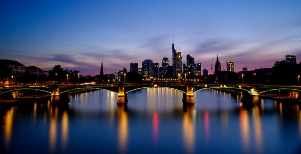 Bankenfirtel city bridge photo