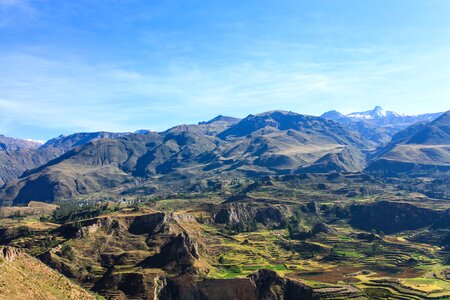 Peru panorama landscape