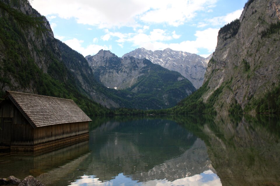 Landscape mountains lake