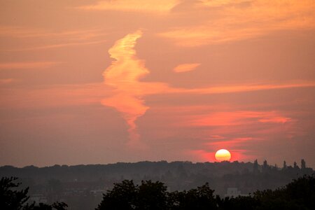 Cloud formation sky mood photo