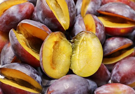 Fruits ripe violet