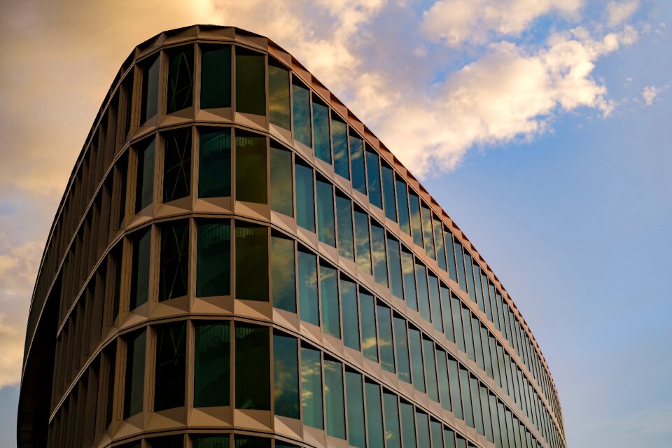 City sky clouds