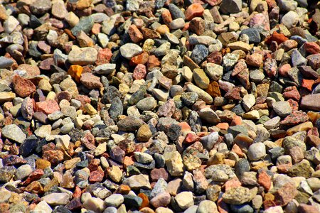 Colored stones rocks stone