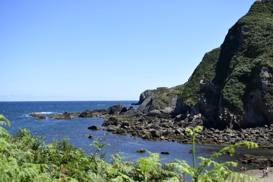 Beach landscape sea
