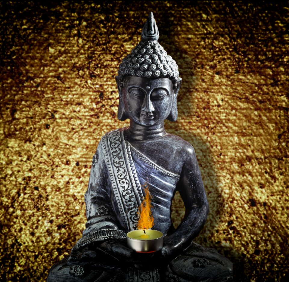 Candle flame meditation