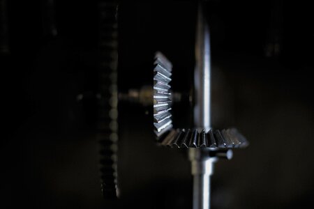 Steampunk machine metal photo