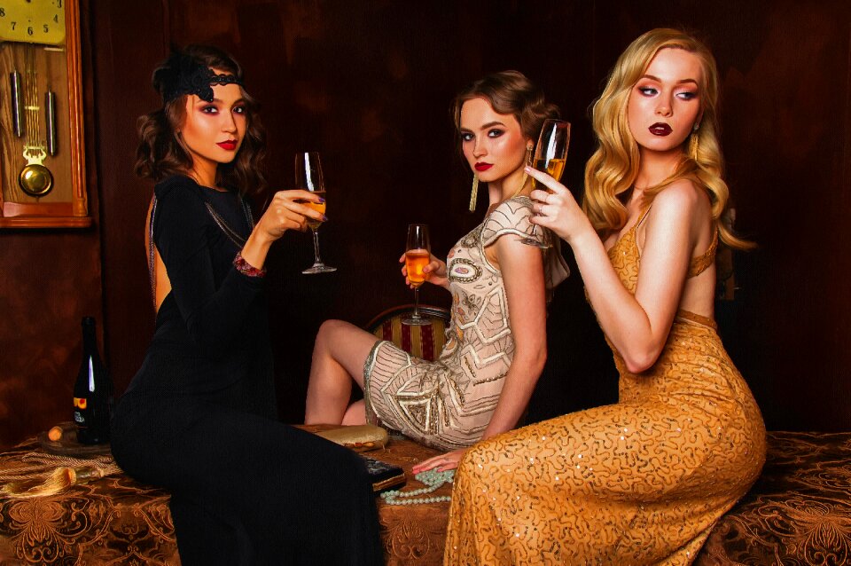 Vintage portrait luxury