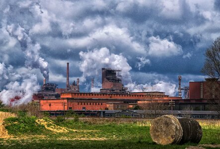 Industrial plant steel heavy industry photo