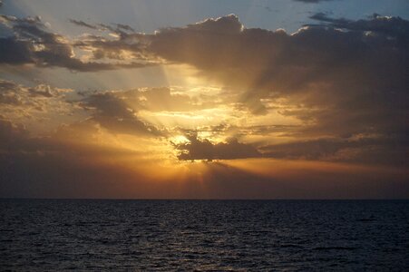 Sky boat clouds