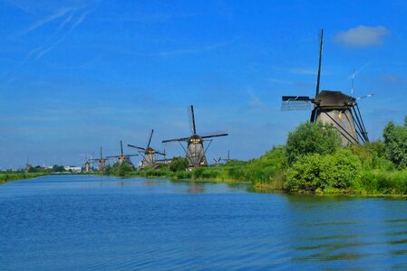 Boezemafwatering ditch drainage photo