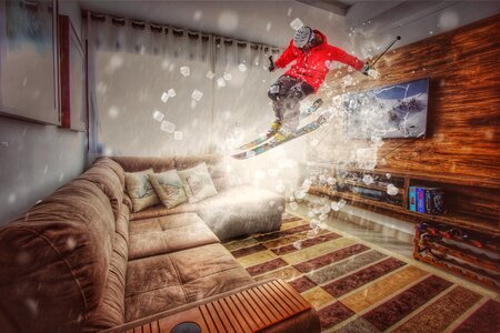 Snow fun winter sports