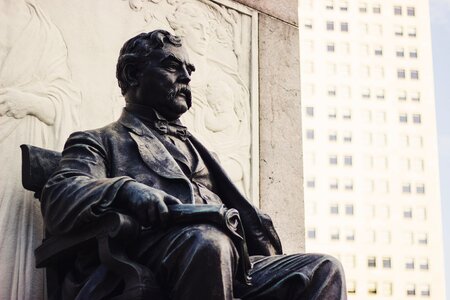 Monument statue william cotter maybury
