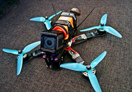 Quadcopter technology remote-controlled photo